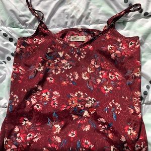 Floral spaghetti strap